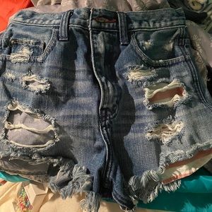 Hollister American flag pocket shorts